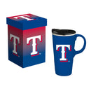 Texas Rangers Boxed Travel Latte Cup, 17oz