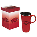 University of Arkansas, 17oz Boxed Travel Latte