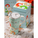 Ceramic Travel Cup, 17 OZ. ,w/box, Donut Worry,3ctc047182