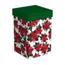 Holiday Poinsettia Travel Cup Ceramic Perfect Cup, Poinsettia Bliss, 17oz, Gift Box