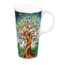 Tree Of Life Ceramic Perfect Cup, 17oz, Gift Box