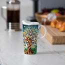 Tree Of Life Ceramic Perfect Cup, 17oz, Gift Box