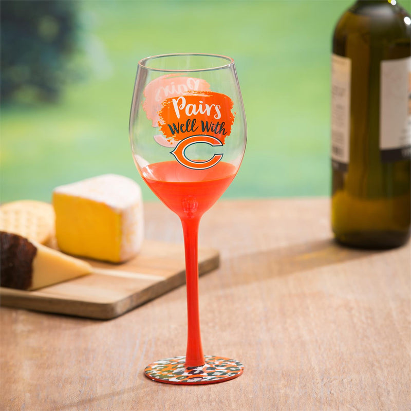 Chicago Bears, 17oz Boxed Stemware