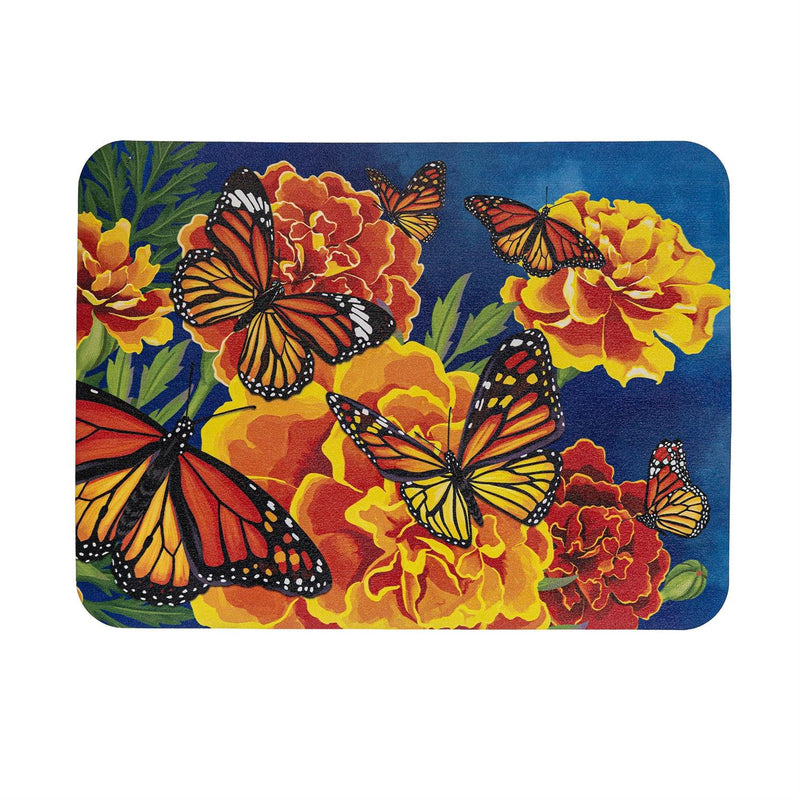 Mariposa Melody Fabric Dish Drying Mat, 20" x 15"