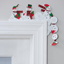 Metal Door Frame Decor, Snowman