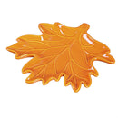8" Ceramic Leaf Shaped Plate, 2 Asst. colors