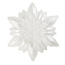 Season to Sparkle Bowl Glass Snowflake Shaped Dish, 6.75"