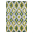 ReversibleWeather-resistant Rug 3'x5' Green and Yellow