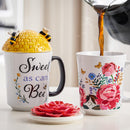 14oz. Cup of Awesome w/ Sculpted Ceramic Lid and Gift Box, Beehive