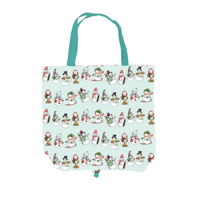 Christmas Vacation Drinkware Gift Set Ceramic Perfect Cup and Compact Tote, Snowman, 17oz, Gift Box