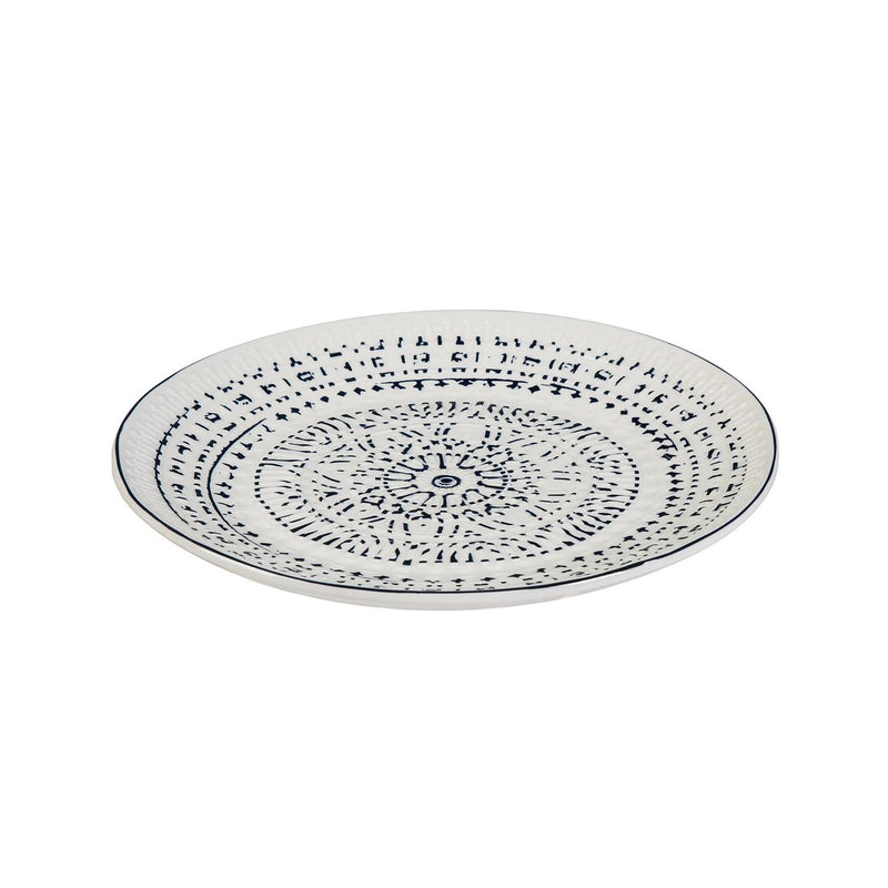 Ceramic Lunch Dinner Plate, Inkwell Collection