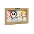 Reusable Animal Shaped Bags, Set of 4