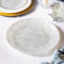 Season to Sparkle Plate Glass Snowflake Serving Plate, 13"