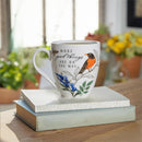 Bird Greenhouse Retreat Robin Ceramic Cup O' Java, 17oz, Gift Box