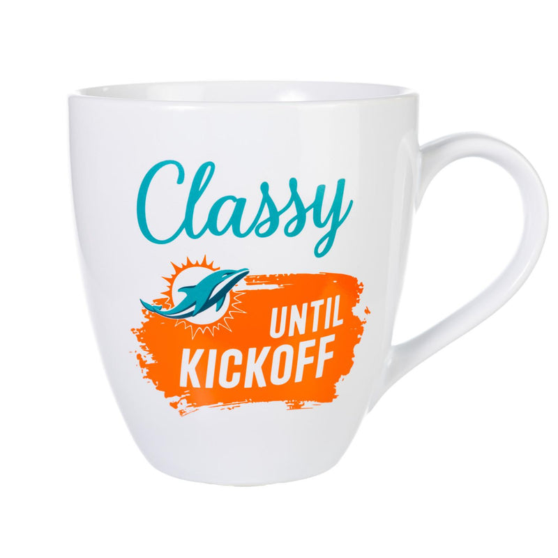 Miami Dolphins, Ceramic Cup O'Java 17oz Gift Set