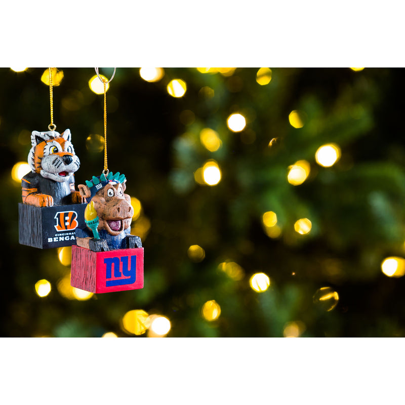 Mascot Ornament,  Cincinnati Bengals,3ot3806mas
