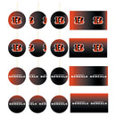Cincinnati Bengals 12pc Ornament Set