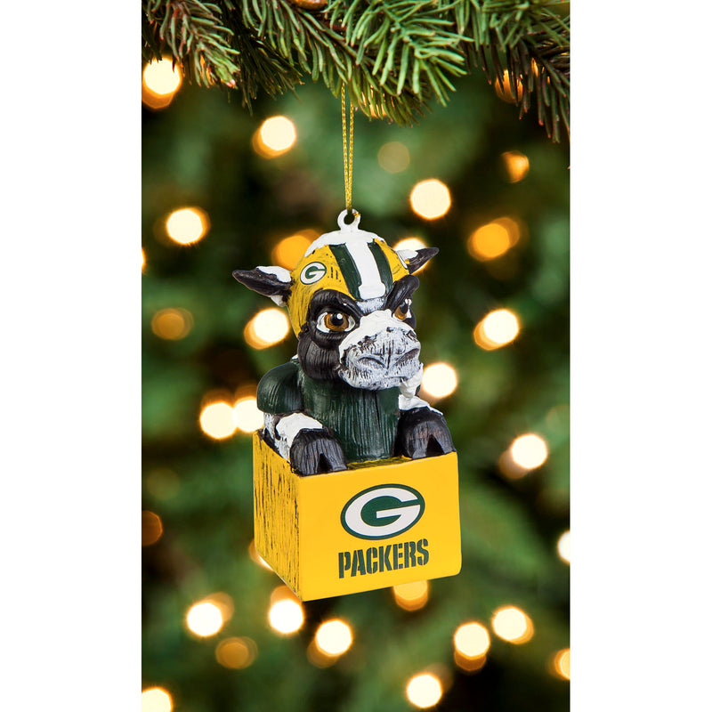 Mascot Ornament,  Green Bay Packers,3ot3811mas