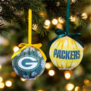 Green Bay Packers LED Boxed Ornament Set of 6