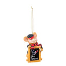 Houston Texans, Holiday Mouse Ornament,3ot3812mou