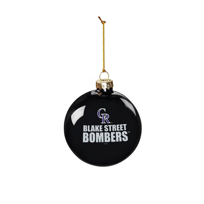 Colorado Rockies Blown Glass Ornament