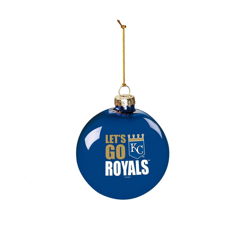 Kansas City Royals Blown Glass Ornament