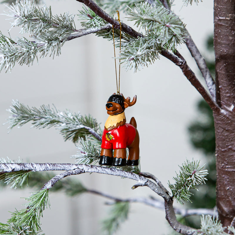 Reindeer Player Ornament, Chicago Blackhawks,3ot4355rpo