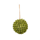 4" Paper Ruffled Ball Ornament