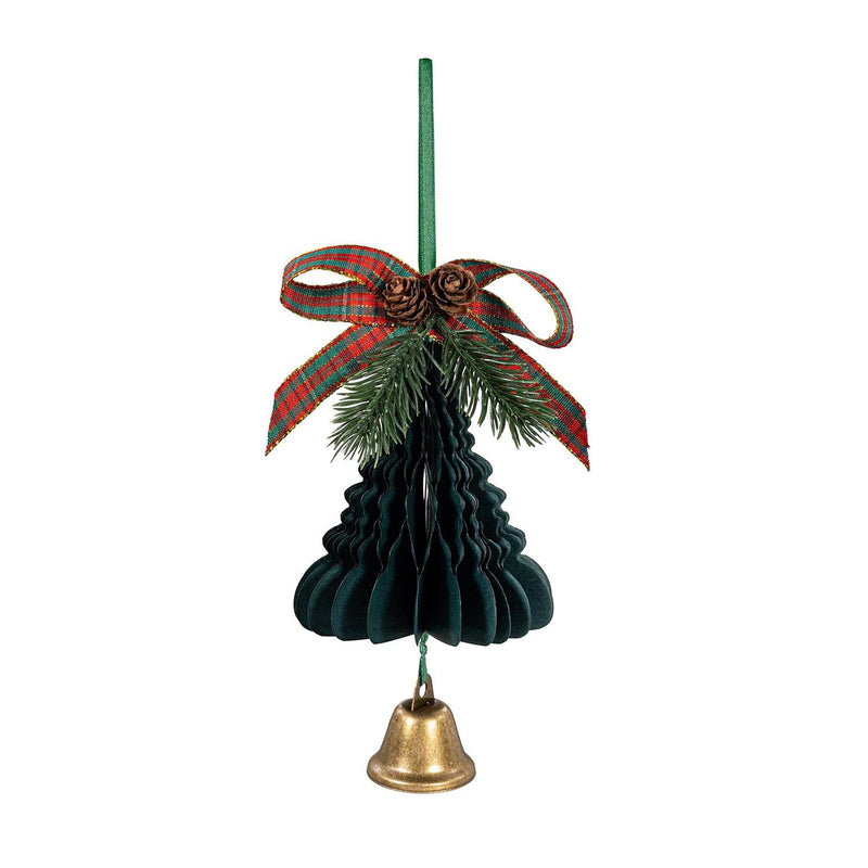 Joyful Traditions Ornament Tree with Bell Foldable Paper, Asst, 7"H