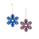 Season to Sparkle Ornament Snowflake Acrylic, Asst, 5"H