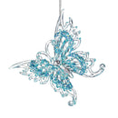 Season to Sparkle Ornament Butterfly/Dragonfly Blue Acrylic, Asst