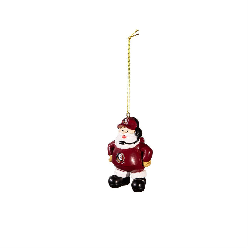 Coach Santa Ornament, Florida State University