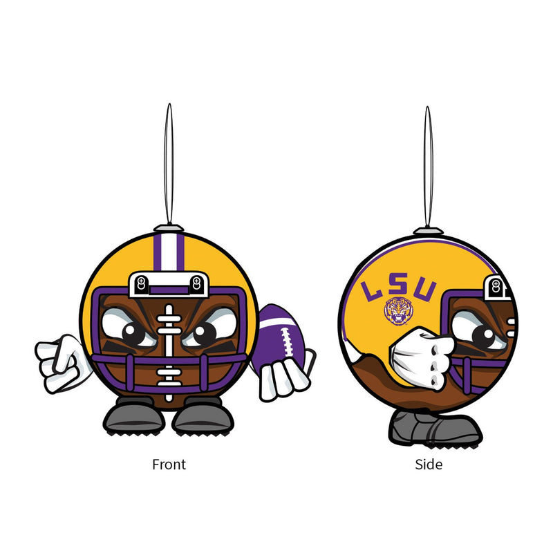 Louisiana State University, Ball Head Ornament,3ot921bh