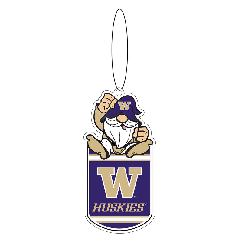 University of Washington Gift Tag Ornament, Gnome Fan