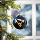 Blown Glass Ornament, West Virginia University,3ot967bgo