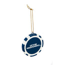 Game Chip Ornament, West Virginia University,3ot967pc