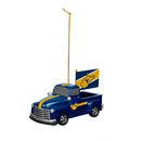 West Virginia University Rally Truck Ornament