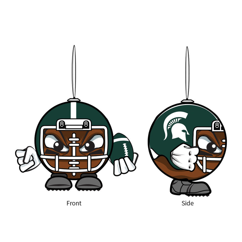 Michigan State University, Ball Head Ornament,3ot971bh