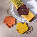 4" Ceramic Hanging Décor Set, Leaf