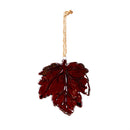 4" Ceramic Hanging Décor Set, Leaf