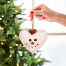 Fabric Snowman Shaped Ornament,3otf223