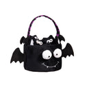 Bat Fabric Basket with Bat Hanging Decor Set