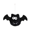 Bat Fabric Basket with Bat Hanging Decor Set