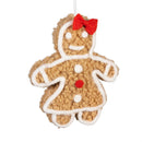 Baking Spirits Bright Ornament Gingerbread Fabric, Asst, 6.5"H
