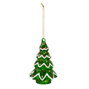 5" Glass Holiday Tree Ornament