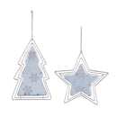 Glass Christmas Icon Ornament,3otg451