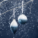 Season to Sparkle Ornament Frosted Ombre Glass, Asst