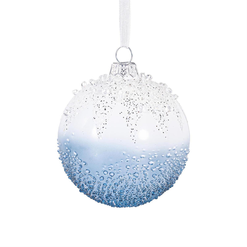 Season to Sparkle Ornament Frosted Ombre Glass, Asst