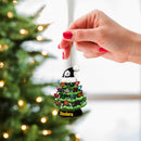 Pittsburgh Steelers 4" LED Ceramic Christmas Tree Ornament w/Team Santa Hat