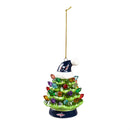 Washington Capitals 4" LED Ceramic Christmas Tree Ornament w/Team Santa Hat